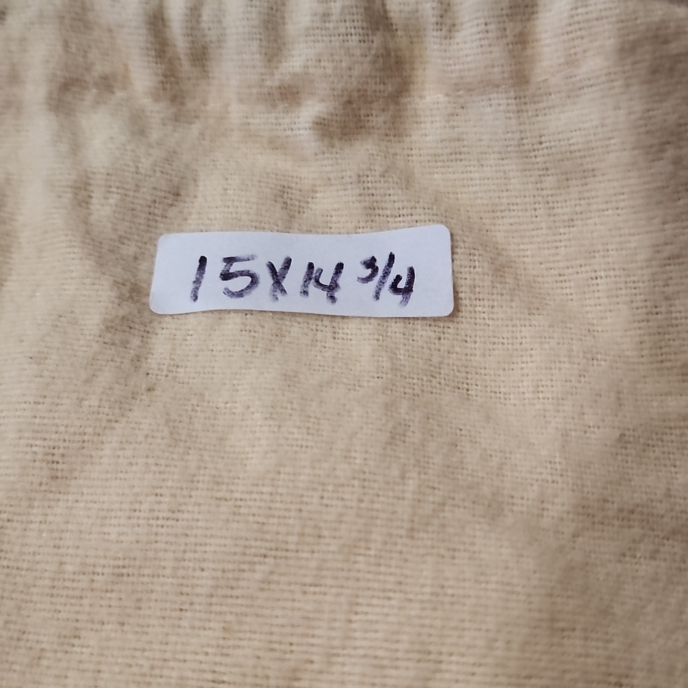 Authentic Loewe Drawstring Dust Bag in Light Beige Cream 15" X 14 3/4" - Picture 3 of 3